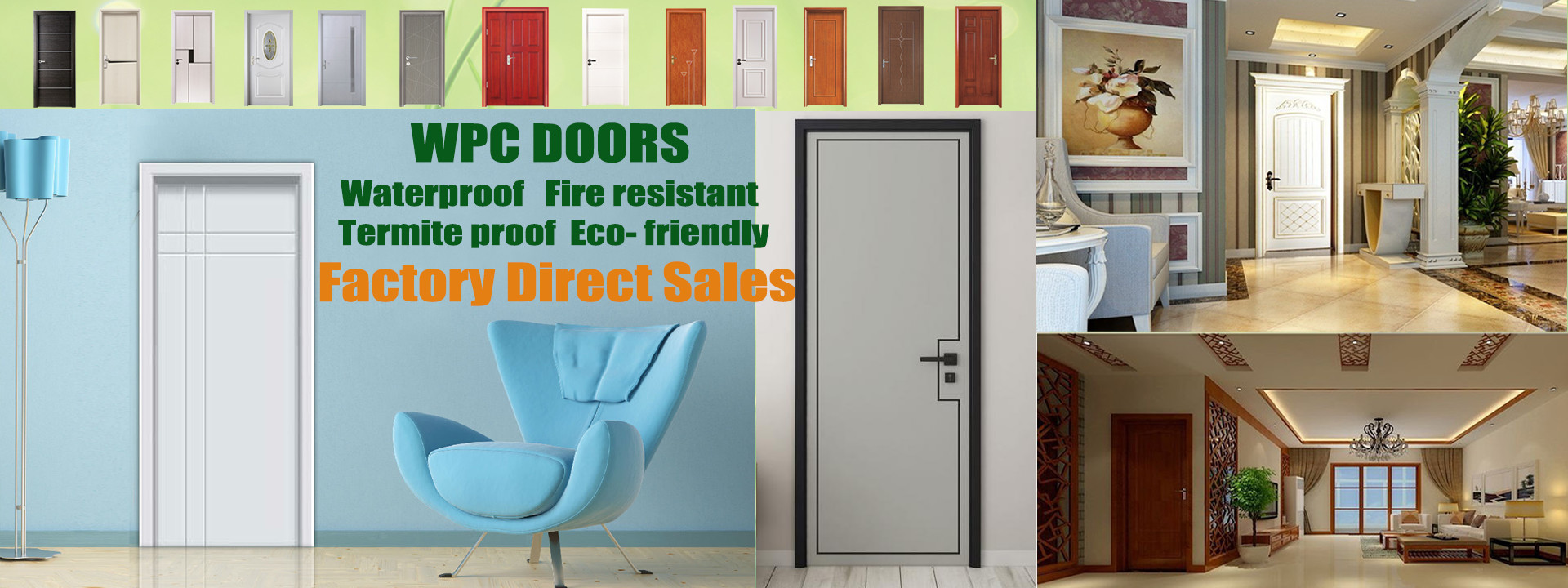 Qualität WPC-Innentür usine