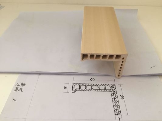 Ein guter Preis. WPC-Türrahmen-Architrav-wasserdichtes Feuer-bewertetes Wärmeaustauschfläche-Vollenden Online