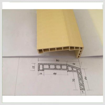 Ein guter Preis. Türrahmen-Architrav-Feuer-bewertete schräge Kante der Termiten-beständiges WPC internes Online