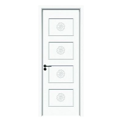 Lackierte WPC-Tür, langlebige, feuchtigkeitsbeständige Innentür mit hervorragender Wärmeisolierung und schalldichtem Design für moderne Räume