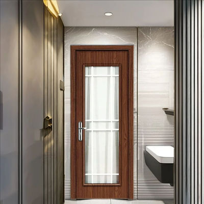 Schalldichte WPC-Glastür mit Hohl-Verbundkonstruktion, die Feuchtigkeitsbeständigkeit und langfristige Leistung gewährleistet