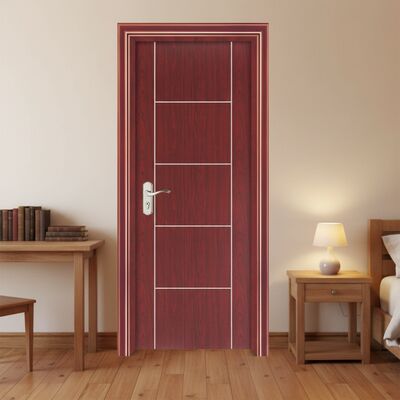 Wasserdichte und schalldichte WPC-Hohltür mit 100% WPC-Rahmenmaterial für robuste und ruhige Räume