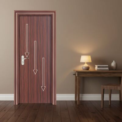 Umweltfreundliche WPC-Hohlür mit Termiten- und Schimmelbeständigkeit für nachhaltige Bauprojekte