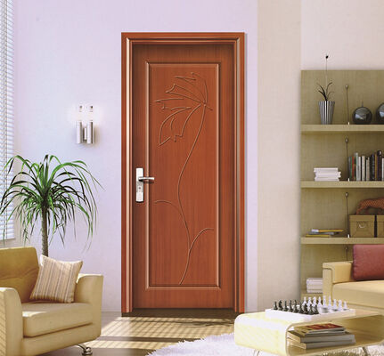 Ein guter Preis. Smooth Finish Interior Wooden Plastic Door Durable Stylish Modern Design Suitable Commercial Residential Applications Die Türen sind aus Holz gefertigt Online