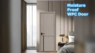 Robuste WPC-Hohltür, feuchtigkeitsbeständig, wärmeisoliert