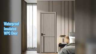 WPC-Hohltür, feuchtigkeitsbeständig, wärmeisoliert