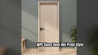WPC-Glastür, feuchtigkeitsbeständig und langlebig